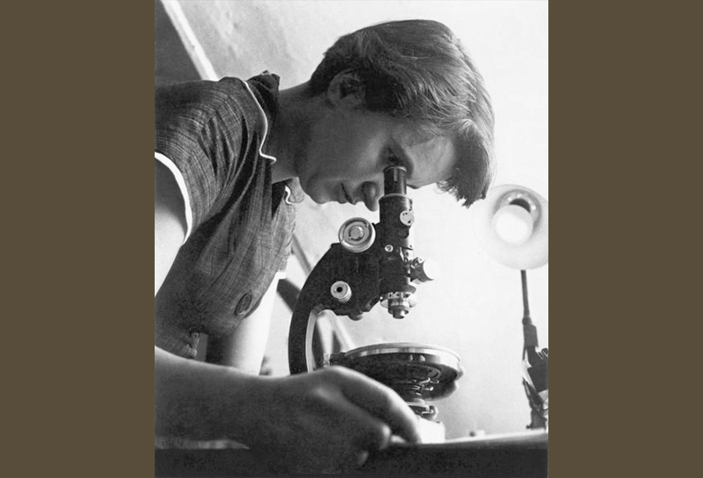 Portrait of the scientist, Rosalin Franklin